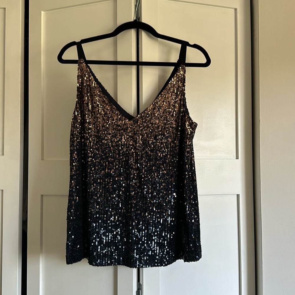 Trina Turk “Sella” Sequin tank